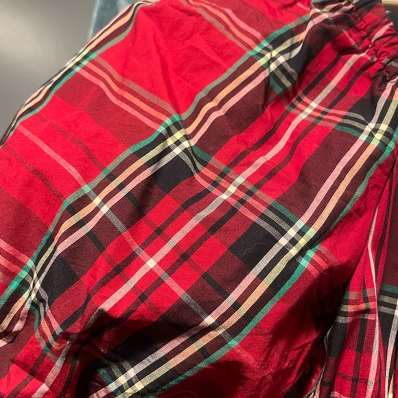 J. Crew Red Plaid Long Sleeve Dress - Picture 4 of 4